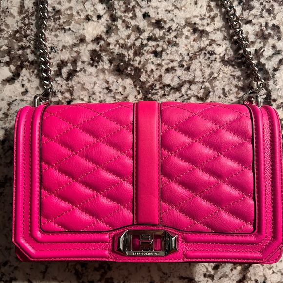 Rebecca Minkoff Chevron Quilted Leather Crossbody Bag - Picture 2 of 6